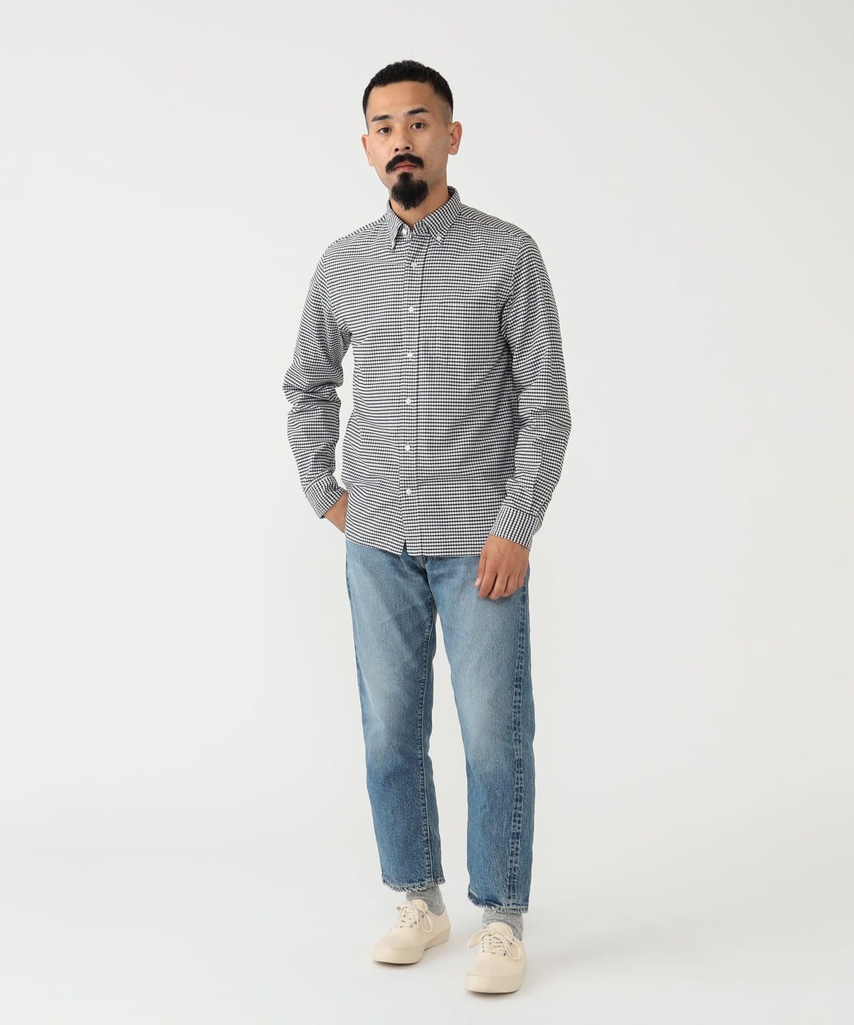 BEAMS PLUS（ビームス プラス）B.D. Gingham Check Oxford（シャツ