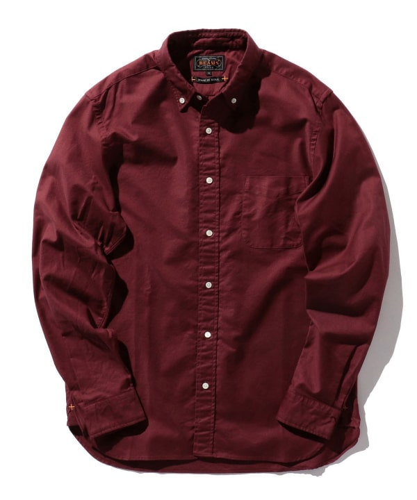 【未使用に近い★希少カラー★XL】ビームス＋半袖BDシャツ★ブラウン★プラス★★ BEAMS PLUS（ビームス プラス）B.D. Linen Oxford（シャツ
