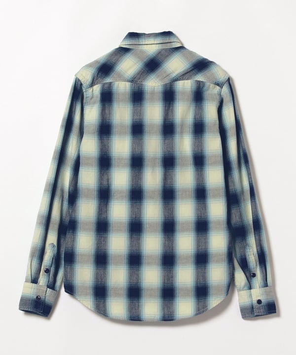 BEAMS PLUS REMI RELIEF × BEAMS PLUS / 別注Indigo Check Shirt 23SS