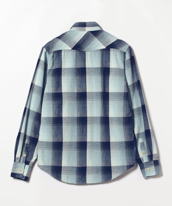 BEAMS PLUS REMI RELIEF × BEAMS PLUS / 別注Indigo Check Shirt 23SS