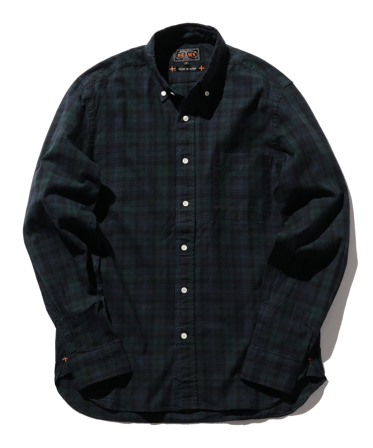 B. D. Indigo Yarn Tartan シャツ・ブラウス MEN Black watch XS B. D. Indigo Yarn Tartan シャツ・ブラウス MEN Black watch XS