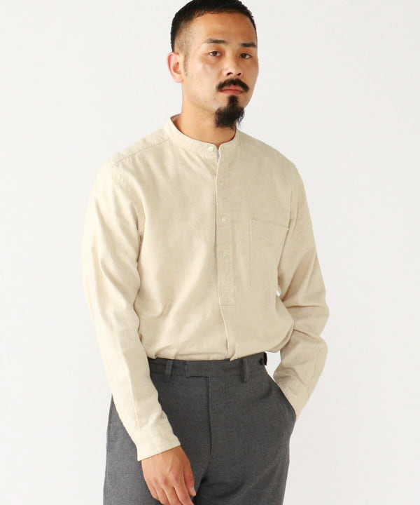 BEAMS PLUS（ビームス プラス）BEAMS PLUS / Band Collar Pullover