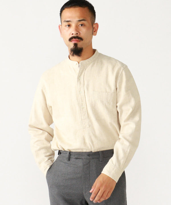 BEAMS PLUS（ビームス プラス）BEAMS PLUS / Band Collar Pullover