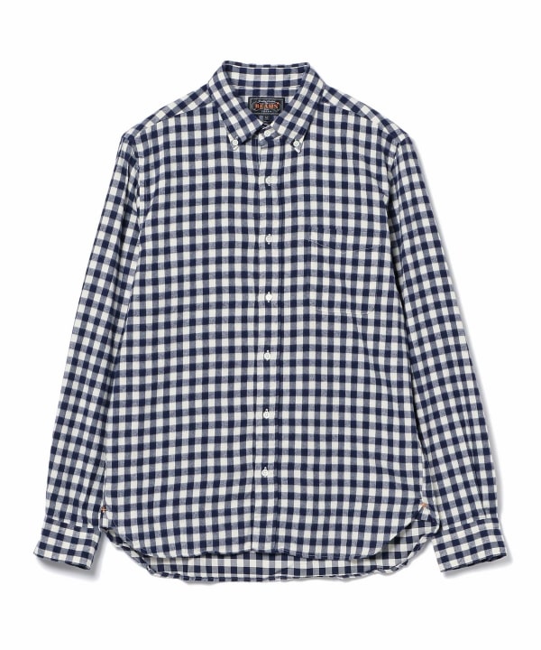 BEAMS PLUS（ビームス プラス）B.D. Gingham Check Shaggy（シャツ・ブラウス カジュアルシャツ）通販｜BEAMS