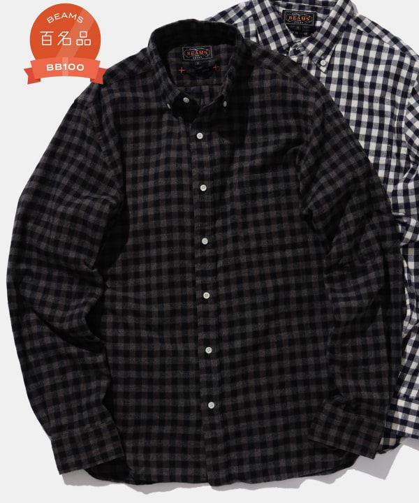 BEAMS PLUS（ビームス プラス）B.D. Gingham Check Shaggy（シャツ・ブラウス カジュアルシャツ）通販｜BEAMS