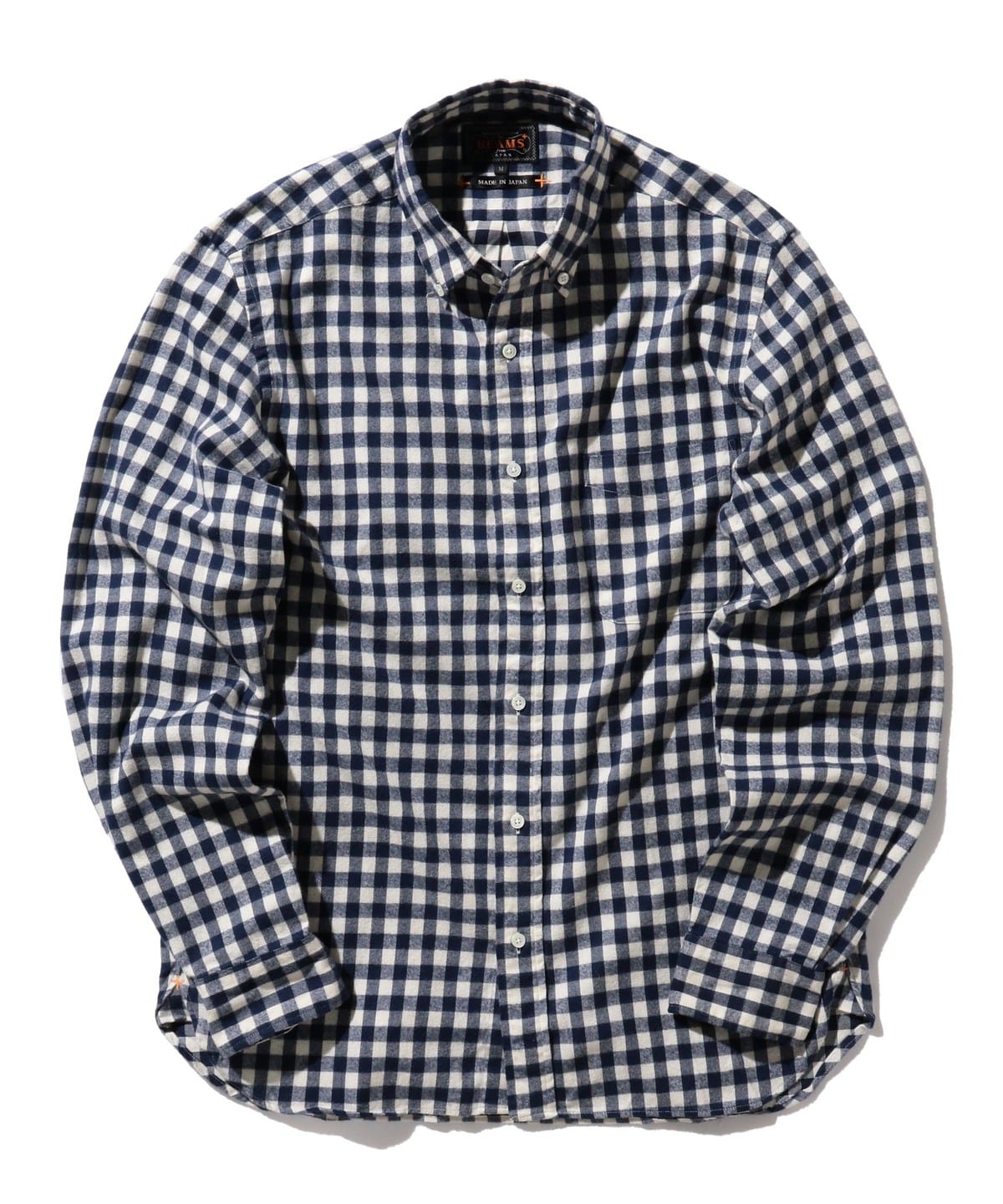 B. D. Gingham Check Shaggy シャツ・ブラウス MEN NAVY XL B. D. Gingham Check Shaggy シャツ・ブラウス MEN NAVY XL