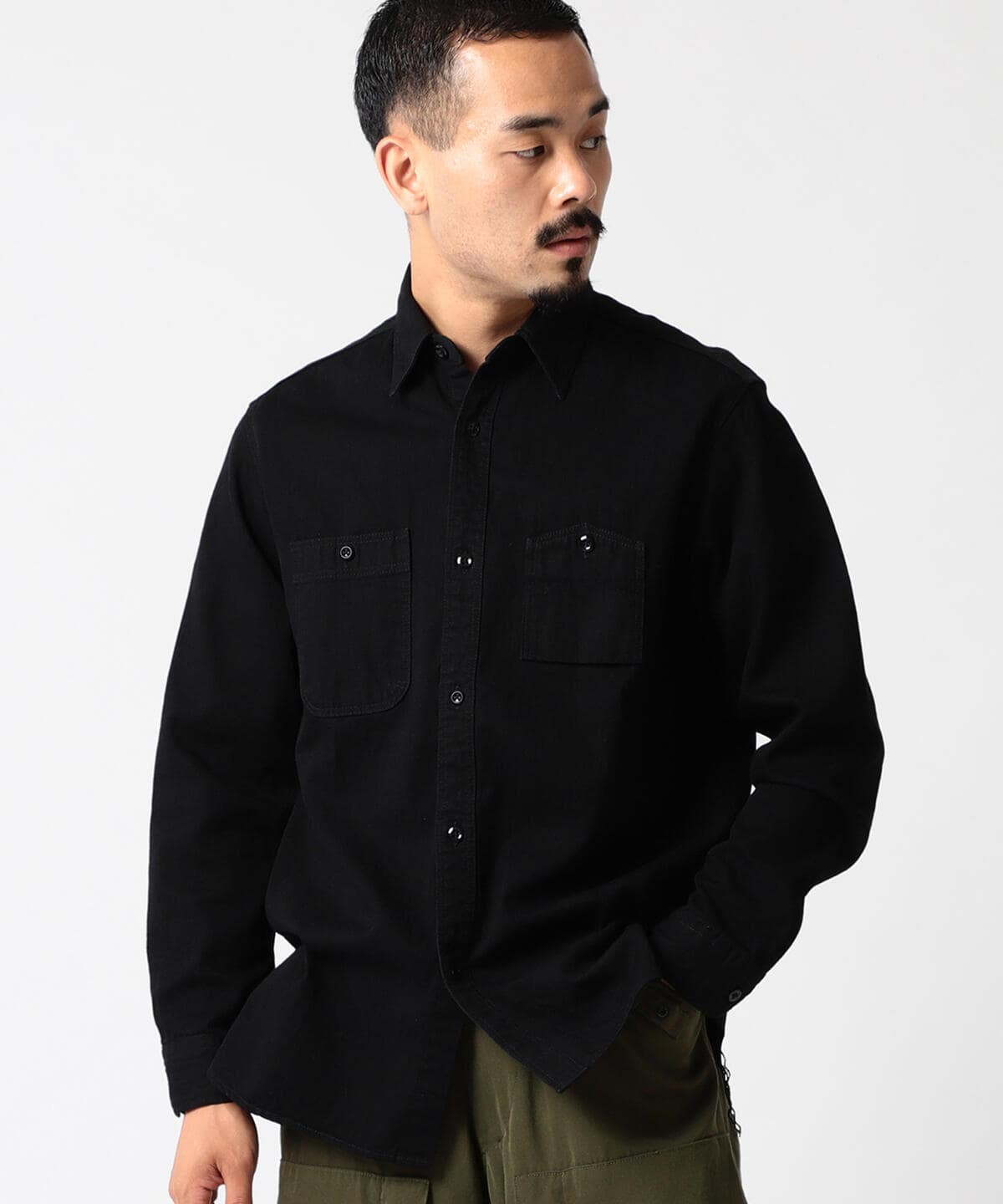 BEAMS PLUS（ビームス プラス）BEAMS PLUS / WORK Denim（シャツ ...