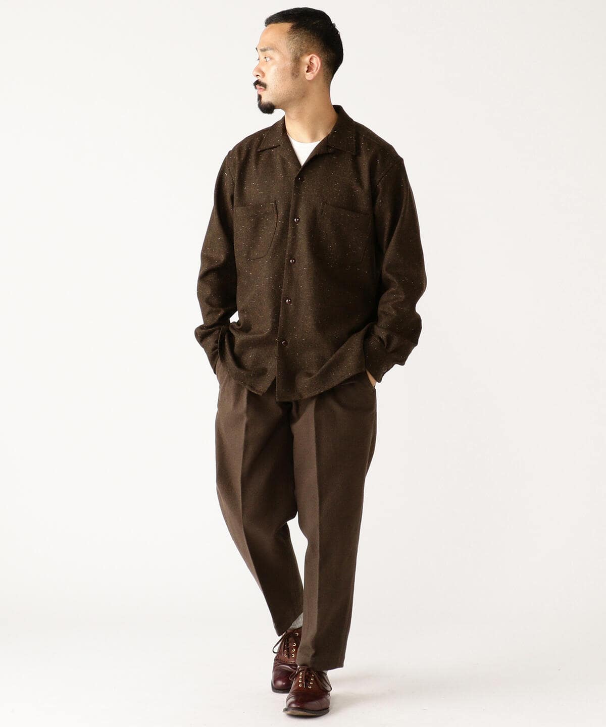 極美品】MOJITO Abshinthe Shirt Wool アブサン S - カバーオール