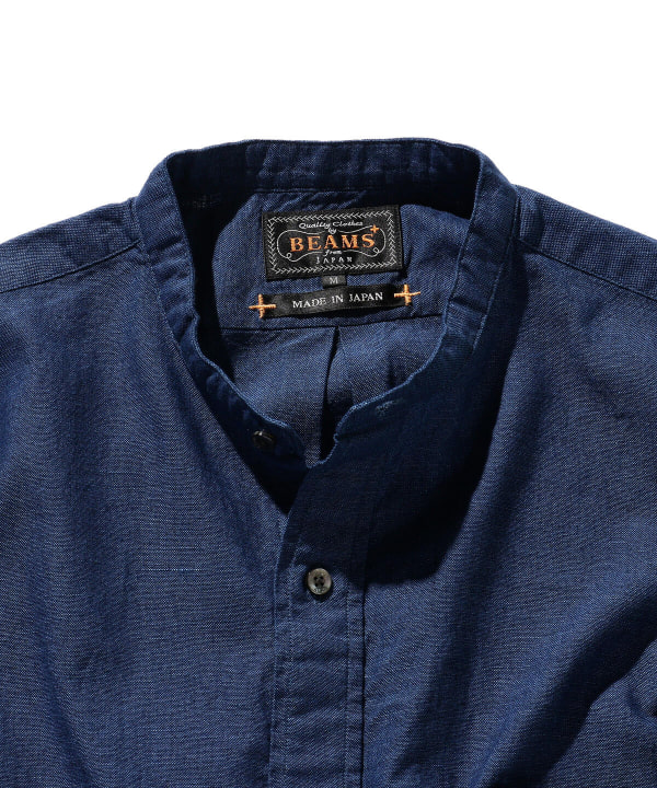 BEAMS PLUS（ビームス プラス）BEAMS PLUS / Band Collar Indigo