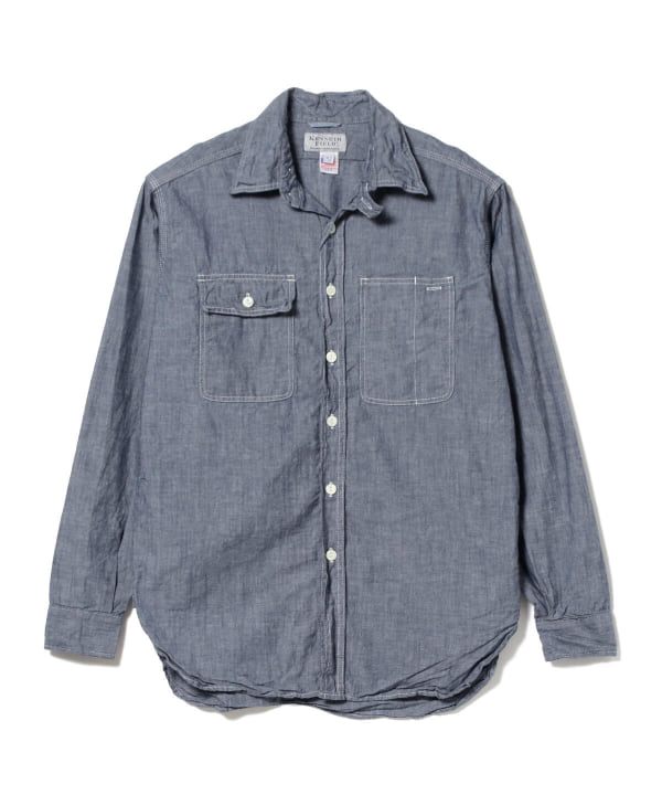 BEAMS PLUS（ビームス プラス）KENNETH FIELD / Cigar Shirt Chambray（シャツ・ブラウス カジュアルシャツ ）通販｜BEAMS