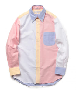 ￥▲INDIVIDUALIZED SHIRTS × BEAMS PLUS / 別注 オックスフォードボタンダウンシャツ（Crazy）