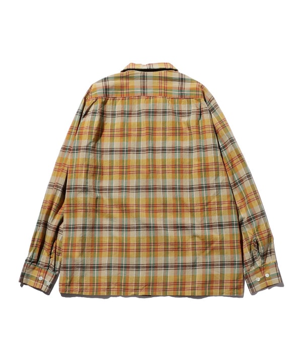 BEAMS PLUS（ビームス プラス）Open Collar Madras（シャツ