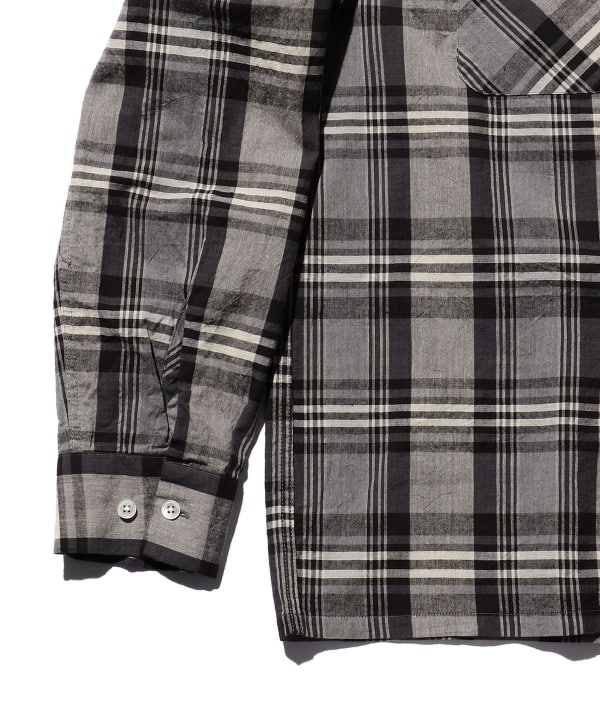 BEAMS PLUS（ビームス プラス）Open Collar Madras（シャツ