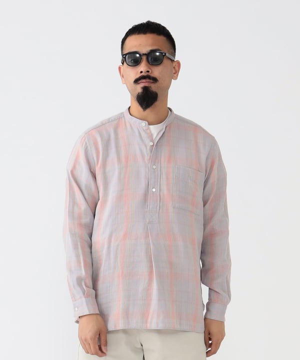 BEAMS PLUS（ビームス プラス）Band Pullover Giza Cotton Double