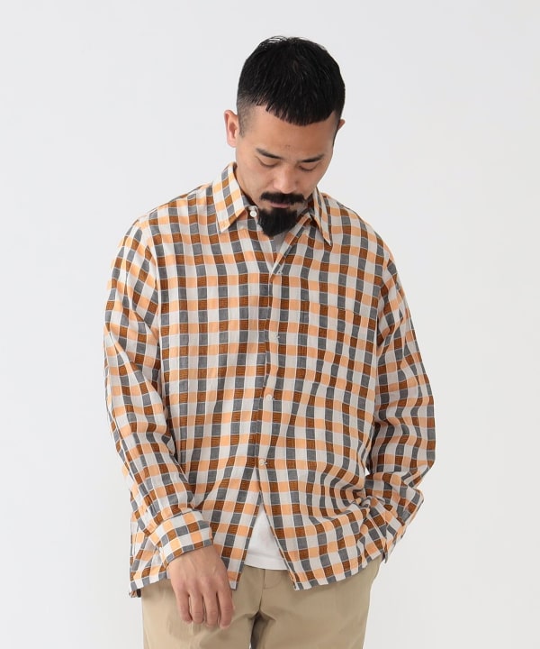 BEAMS PLUS（ビームス プラス）BEAMS PLUS / Open B.D. Panama Plaid