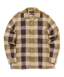 ▲Open Collar Dobby Plaid