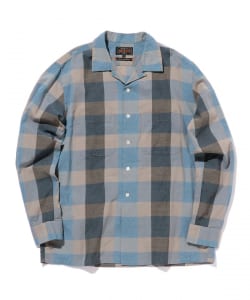 ▲Open Collar Dobby Plaid