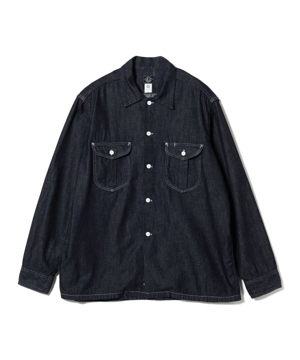 BEAMS PLUS（ビームス プラス）POST OVERALLS / New Shirt Light Denim