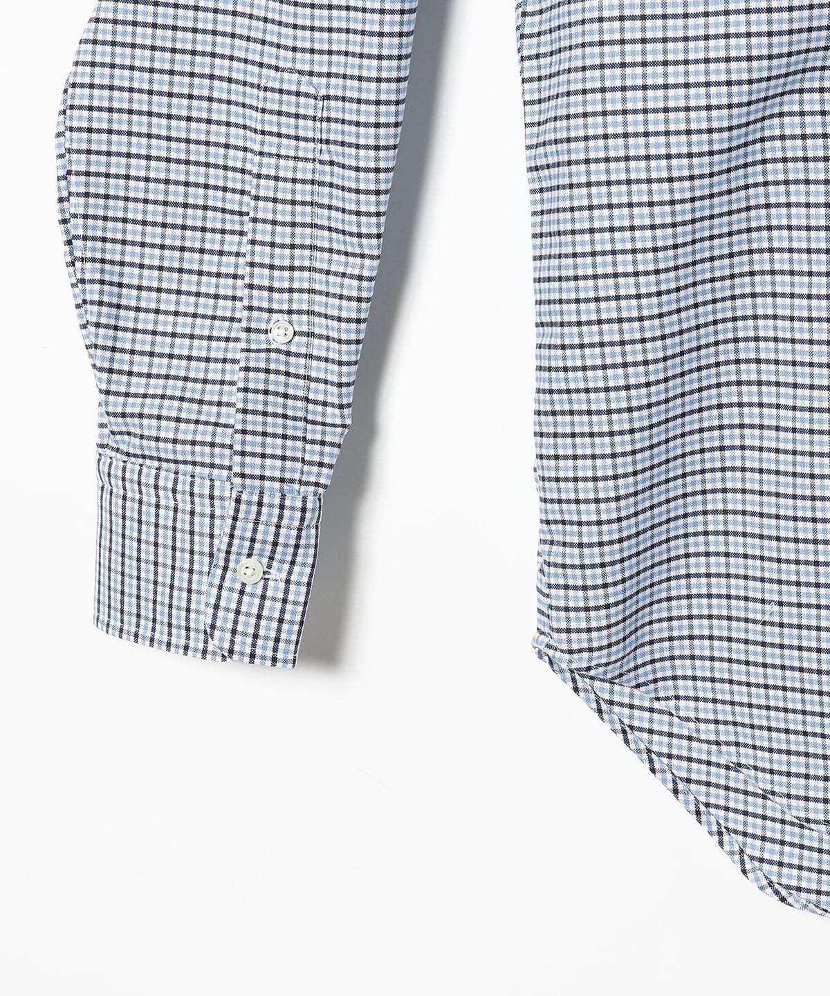 BEAMS PLUS BEAMS PLUS IKE BEHAR / Oxford Mini Gingham Check Button