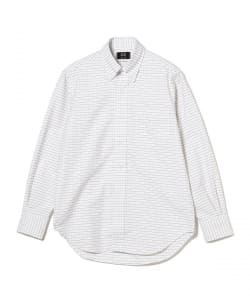 IKE BEHAR / Oxford Tattersall Button Down Shirt