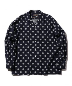 ▲Open Collar Shirt Over Print