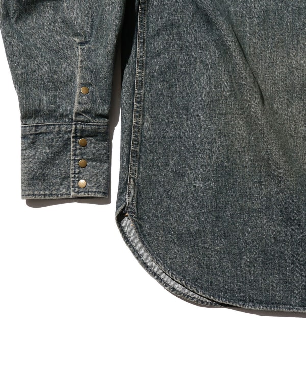 BEAMS PLUS denim double dye ビームスプラス デニム BEAMS PLUS（ビームス プラス）Western Shirt Denim Double Dye
