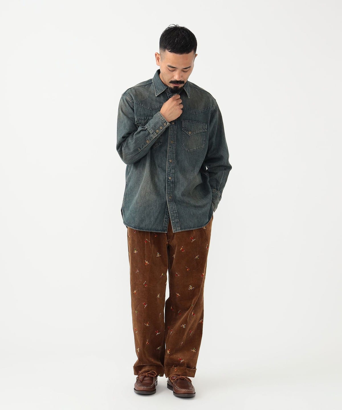 BEAMS PLUS（ビームス プラス）Western Shirt Denim Double Dye（シャツ・ブラウス カジュアルシャツ）通販｜ BEAMS