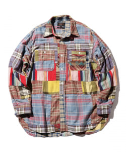 BEAMS PLUS / WORK Indian Flannel Patchwork