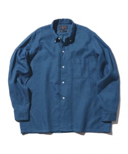 ▲Open B.D. Indigo Panama Double Gauze