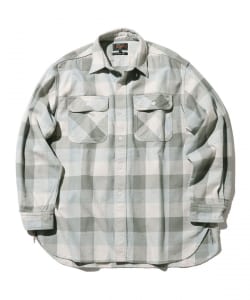 ▲WORK Indigo Plaid Flannel