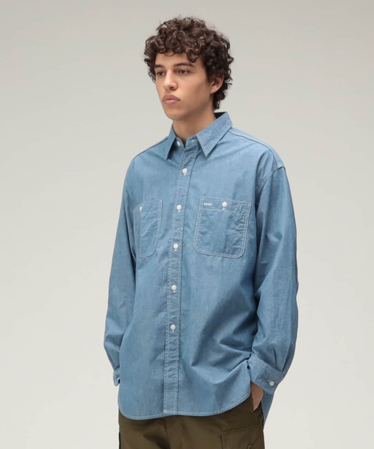 BEAMS PLUS（ビームス プラス）WORK Chambray（シャツ・ブラウス