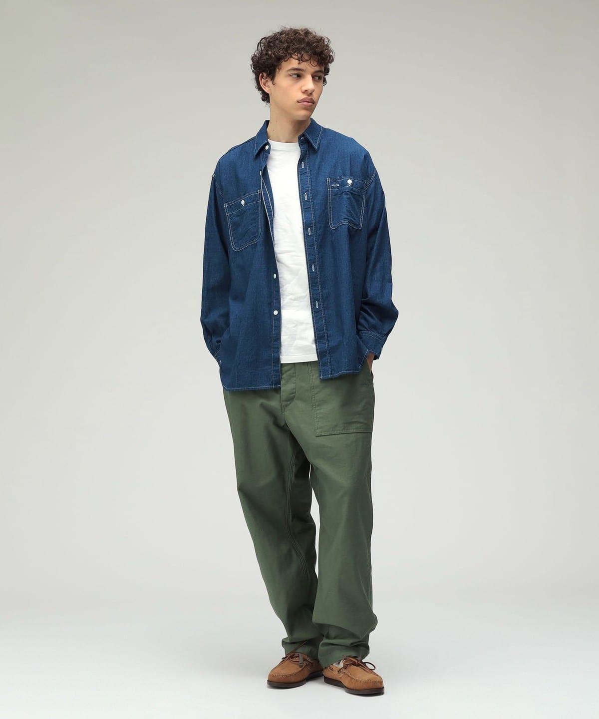 WORK Chambray 青年布工作襯衫