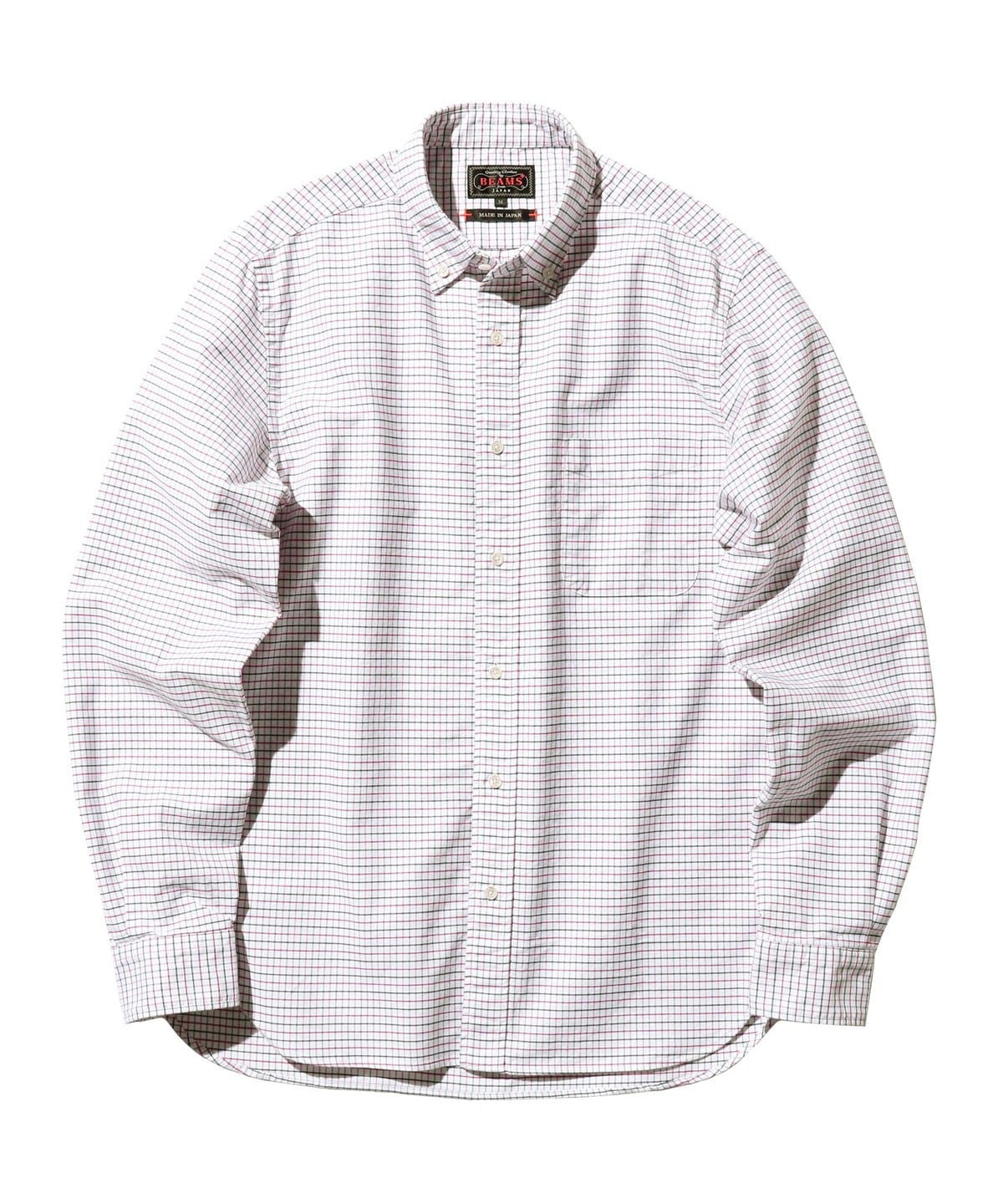 B. D. Oxford Tattersall シャツ・ブラウス MEN RED XS B. D. Oxford Tattersall シャツ・ブラウス MEN RED XS