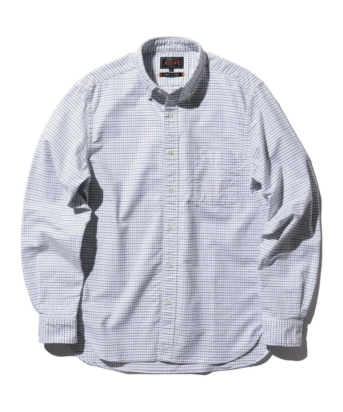 B. D. Oxford Tattersall シャツ・ブラウス MEN BLUE L B. D. Oxford Tattersall シャツ・ブラウス MEN BLUE L