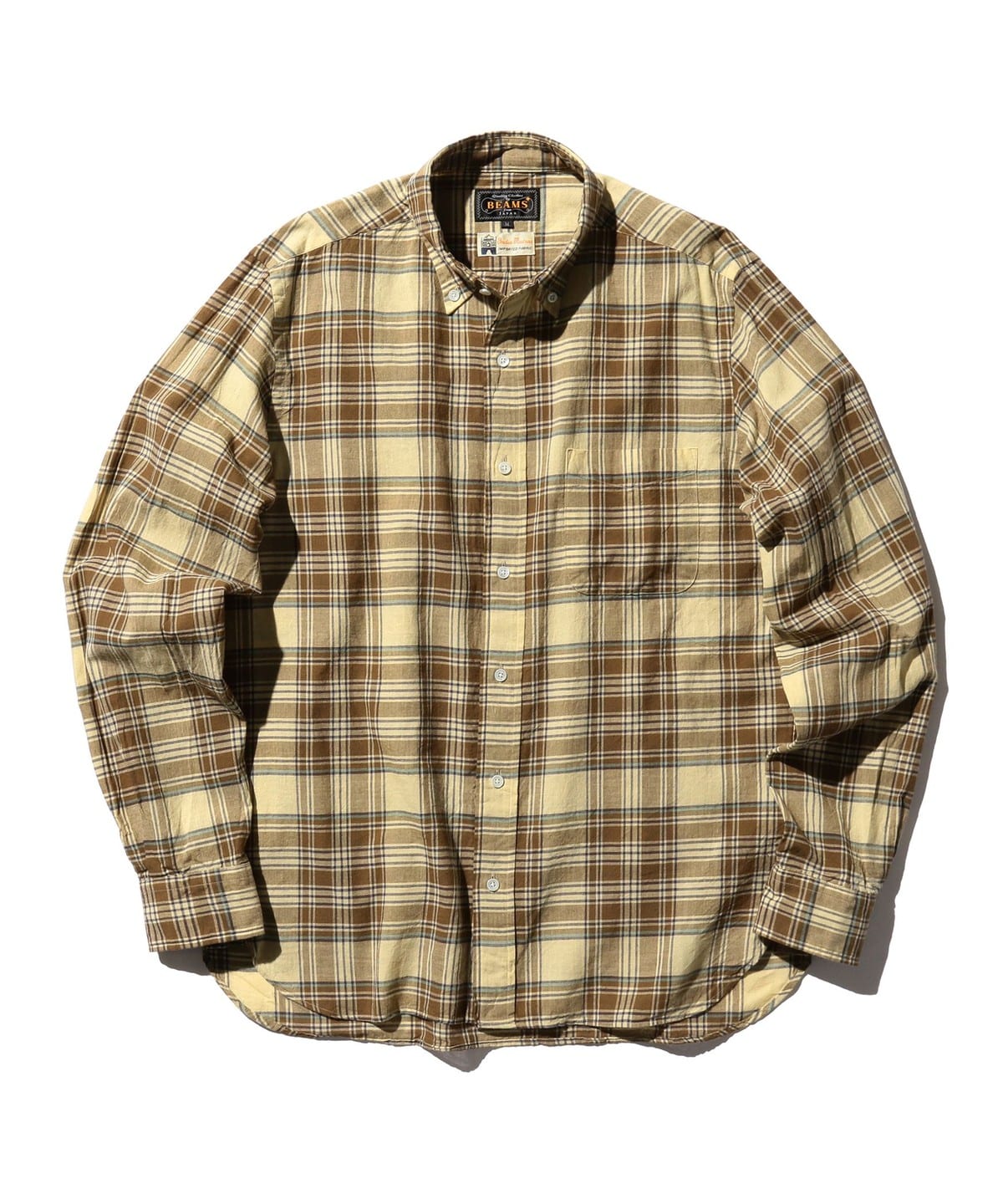 B. D. Madras シャツ・ブラウス MEN BROWN XL B. D. Madras シャツ・ブラウス MEN BROWN XL