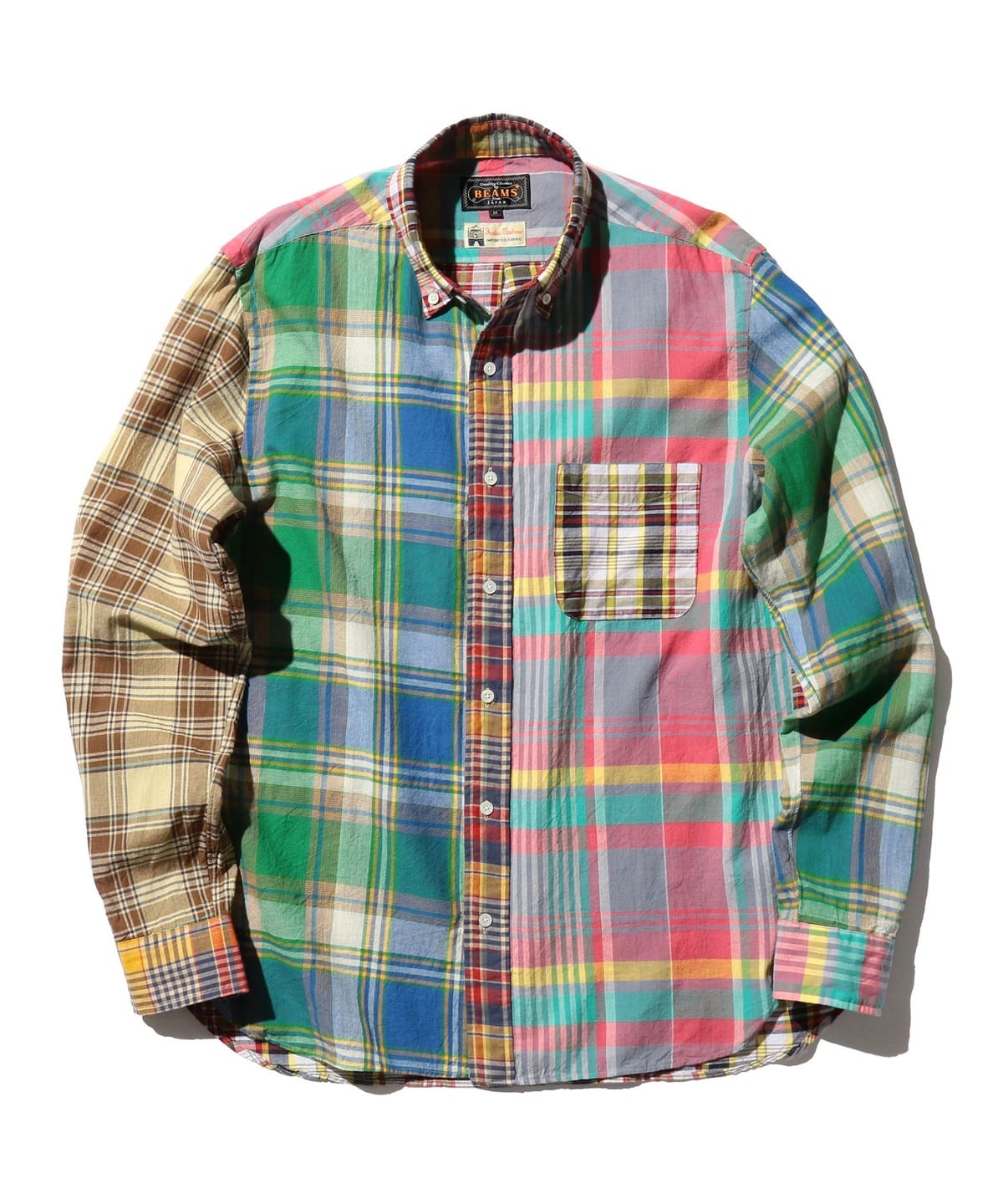B. D. Madras Panel シャツ・ブラウス MEN PANEL XS B. D. Madras Panel シャツ・ブラウス MEN PANEL XS