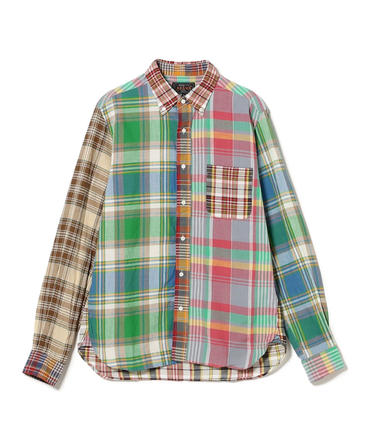 【最終値下げ】BEAMS PLUS ビームスプラス　マドラスチェックシャツ BEAMS PLUS（ビームス プラス）【タイムセール】B.D. Madras