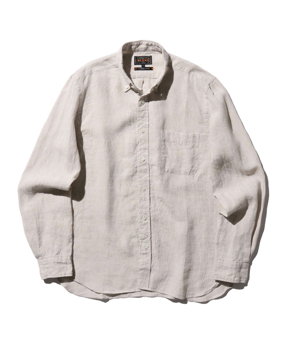 B. D. LINEN SOLID シャツ・ブラウス MEN NATURAL XS B. D. LINEN SOLID シャツ・ブラウス MEN NATURAL XS