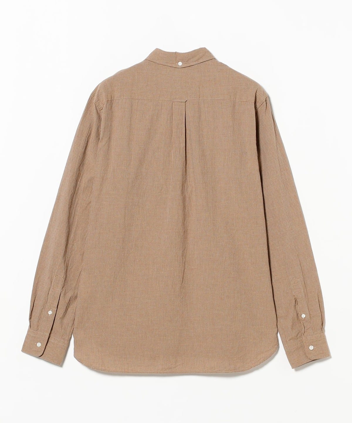 【激安大特価！】 PLUS BEAMS PLUS BEAMS Plaid Blouses (Shirts, Linen Cotton トップス
