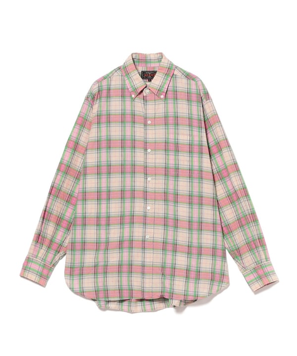 BEAMS PLUS（ビームス プラス）B.D. Classic-fit Madras（シャツ