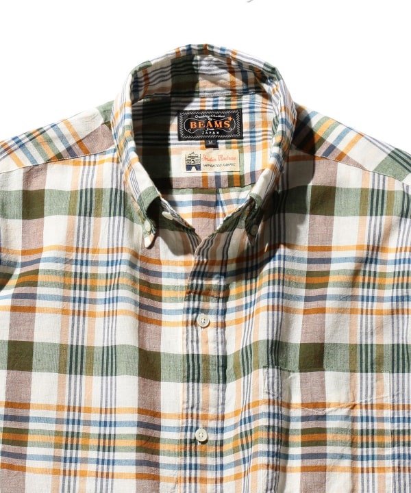 BEAMS PLUS BEAMS PLUS BD Classic-fit Madras (Shirts, Blouses