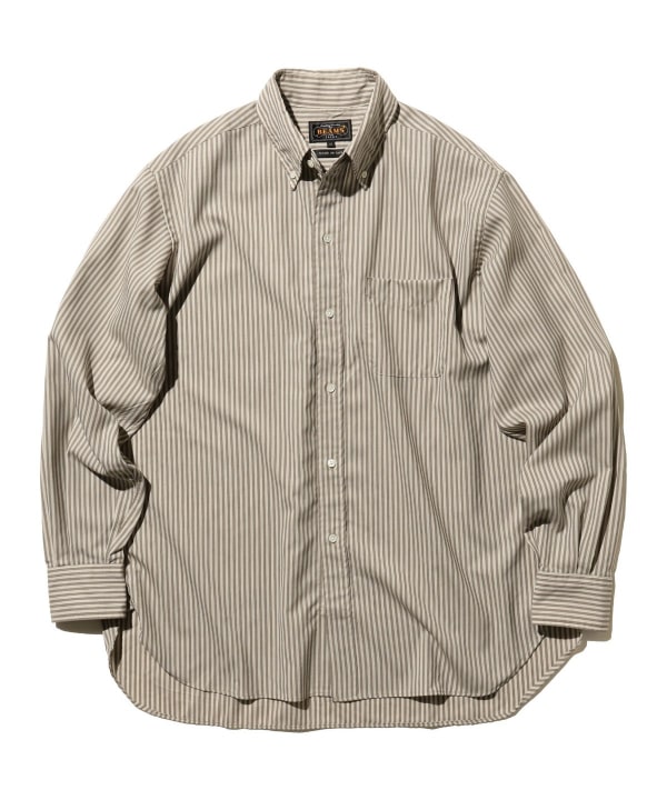 BEAMS PLUS（ビームス プラス）B.D. Classic-fit Wool Stripe（シャツ