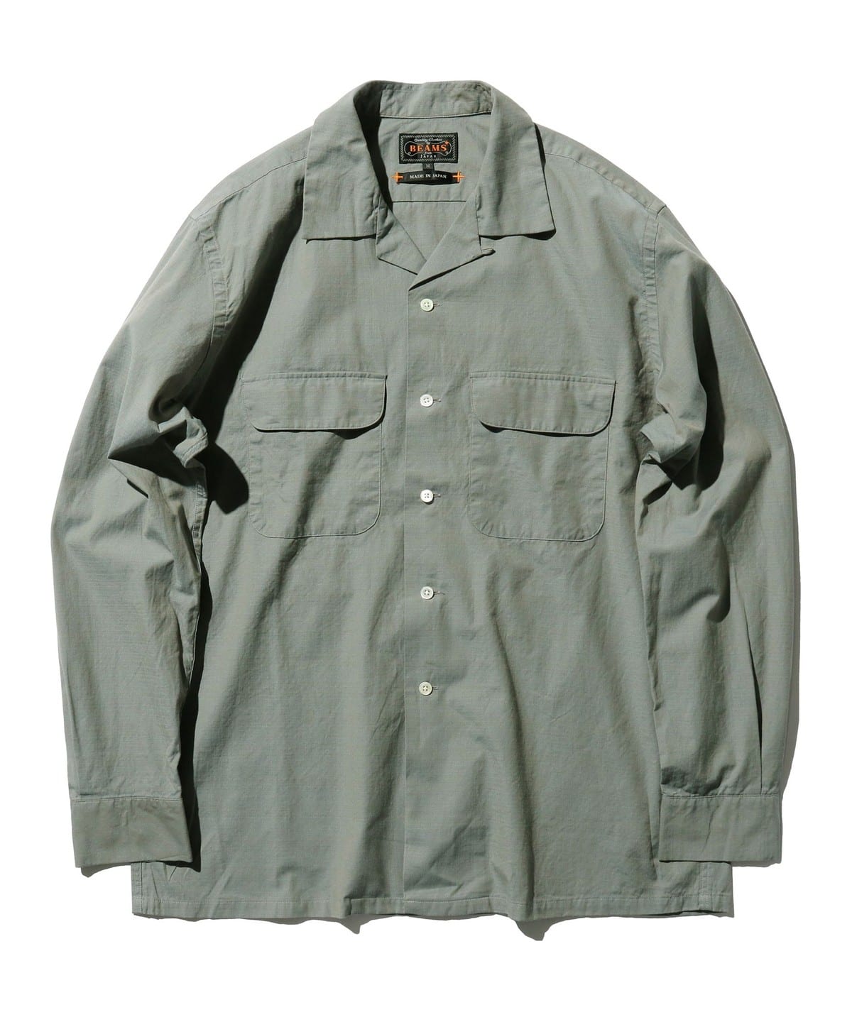 Open Collar Slab Chambray シャツ・ブラウス MEN SAGE M Open Collar Slab Chambray シャツ・ブラウス MEN SAGE M