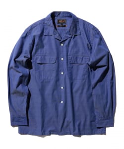 Open Collar Slab Chambray