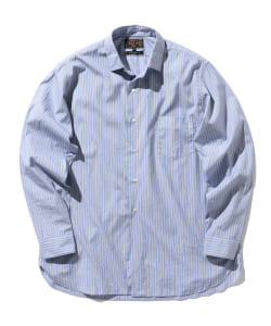 ▲BEAMS PLUS / ストライプ レギュラーカラー シャツ クラシックフィット