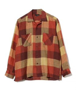 ▲MOJITO / Abshinthe Shirt Bar. 2.0 Linen Block Check