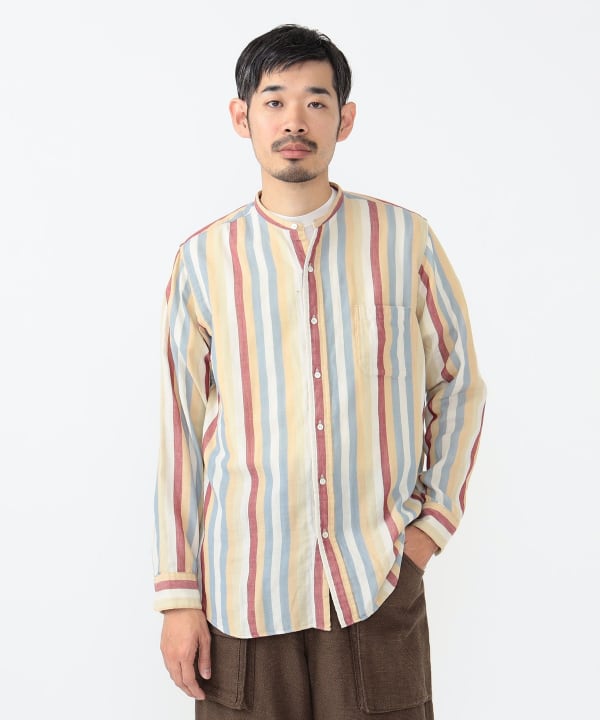 BEAMS PLUS（ビームス プラス）Band Collar Classic-fit Multi