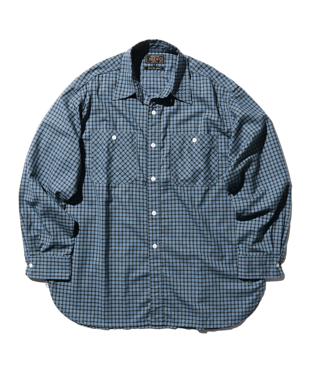 WORK Wool Plaid シャツ・ブラウス MEN BLUE L WORK Wool Plaid シャツ・ブラウス MEN BLUE L