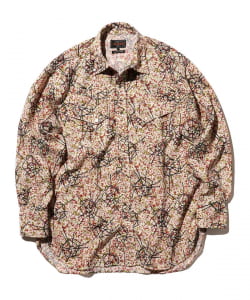 Western Shirt Jacquard Mapping Print