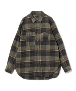 ▲ENGINEERED GARMENTS / Work Shirt - Cotton Plaid Flannel